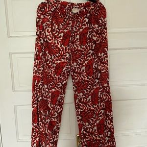 Michael Kors wide leg satin pants